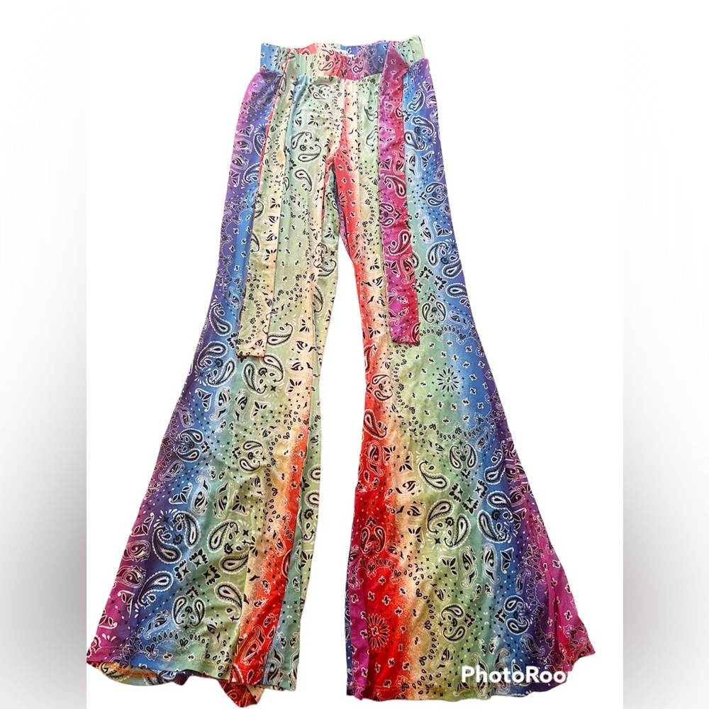 Rainbow cover up pants